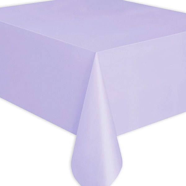 Tischdecke lavendel, einfarbige Folientischdecke in zartem Lila, 1 Stk. von Unique