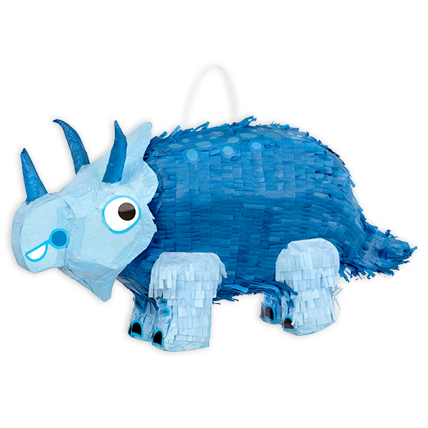 Triceratops Pinata aus Pappe, 52cm x 26cm x 16cm von Unique