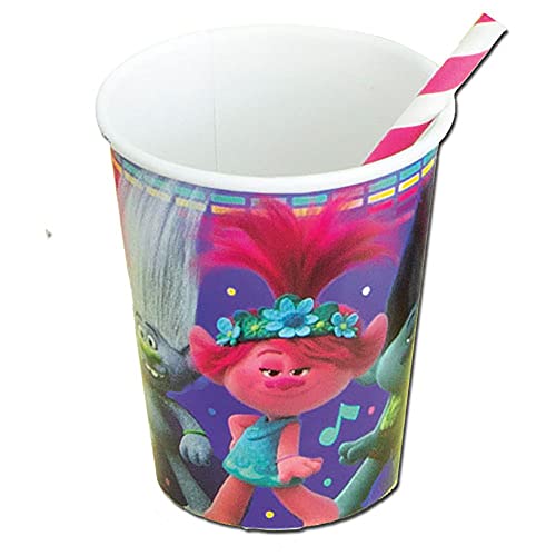 Unbekannt Trolls World Tour 9oz Party Cups [8 per Pack] von Unique