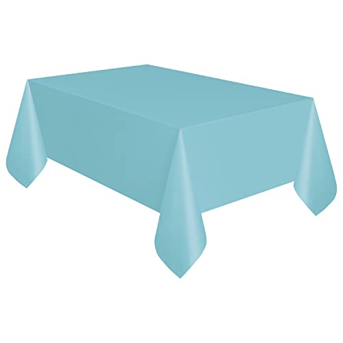 Unique 46864 - Kunststoff-Tischdecke - 2,74 m x 1,37 m - Blaugrün Farbe, Teal von Unique