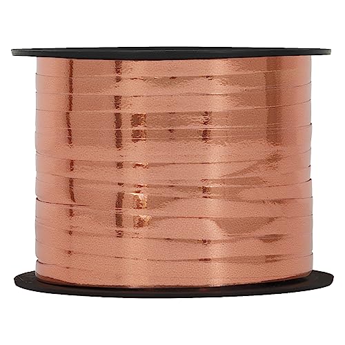 Unique 48607 Metallisches Geschenkband – 228 m – Farbe Roségold – 1 Stück (1 Packung), Rose Gold von Unique