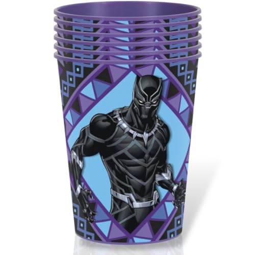 Unique Black Panther 1 Kunststoffbecher, 473 ml von Unique