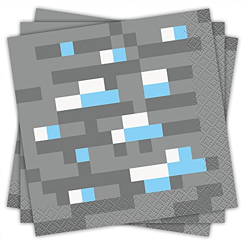 Unique Minecraft Beverage Napkins 10, 16 Ct. von Unique