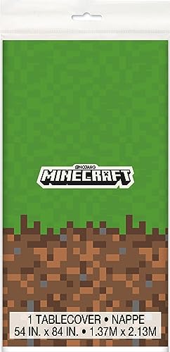 Unique Minecraft Rectangular Plastic Table Cover [54x84 inches] von Unique