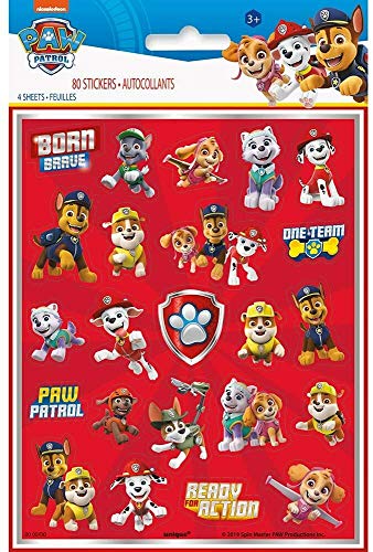 Unique Paw Patrol Sticker Sheets [4 Per Pack] von Unique