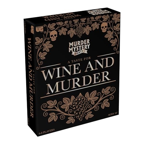 University Games Murder Mystery Party Games - A Taste for Wine and Murder by von University Games