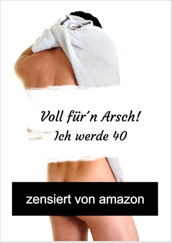 Unser-Festtag Einladungskarte zum Geburtstag, lustig und humorvoll, Postkartengröße, jede Altersangabe möglich, personalisiert Voll fürn Arsch (5 Karten) von Unser-Festtag