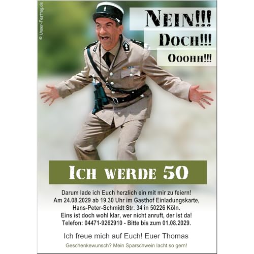 Unser-Festtag Nein, doch, oooh!! Lustige und witzige Geburtstagseinladungskarten für Frauen und Männer. Wunsch-Alter u. Text. - 80 Karten Unser-Festtag Nein, doch, oooh!! Lustige und witzige Geburtstagseinladungskarten für Frauen und Männer. Wunsch-Alter u. Text. - 80 Karten von Unser-Festtag
