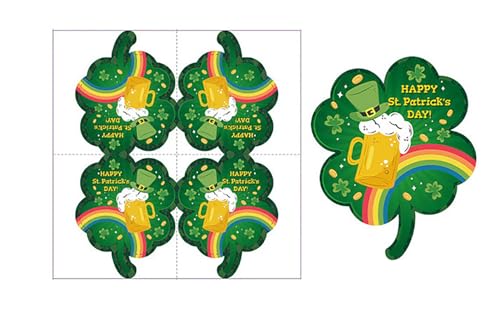 32 x irische Kleeblatt-Servietten, St. Patrick's Day, Einweg-Servietten, St. Patrick's Day, Glücksklee-Design, irisches Motto-Party, Frühlingsfeier, Geschirr, Dekoration von Uojlvlr