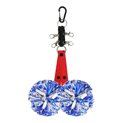 Keychain Backpack Straps | Cheerleader Pom Poms Holder | Strong and Wear-Resistant Backpack Straps | Convenient Keychain for Color Balls, Hair Cords, and Cheerleading von Uonguon