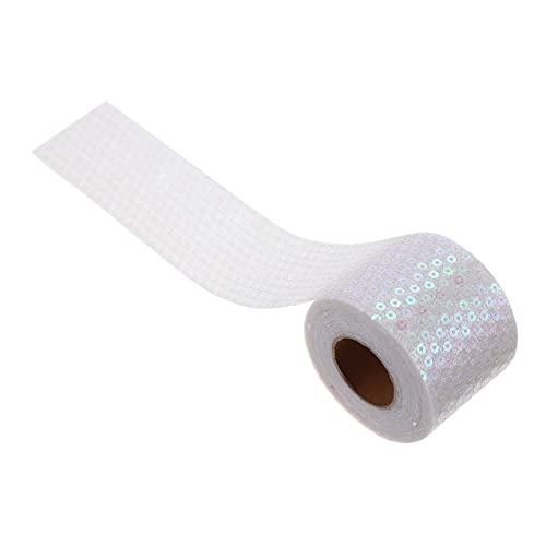1 Rolle Pailletten Bow Ribbon Haarschleifen Diy Zubehör für Yards Hochwertigem für Bastelprojekte und Haaraccessoires 1 Rolle Pailletten Bow Ribbon Haarschleifen Diy Zubehör für Yards Hochwertigem für Bastelprojekte und Haaraccessoires von Uonlytech
