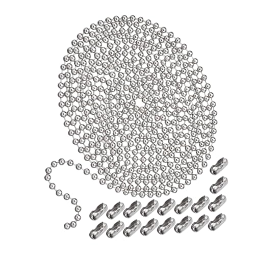 1 Set Edelstahl-kugelketten-halsketten Mit Perlenketten Und Verbindungsstücken Für Die Herstellung Von Diy-schmuck, Anhängern, Schlüsselanhängern Und Bastelprojekten 1 Set Edelstahl-kugelketten-halsketten Mit Perlenketten Und Verbindungsstücken Für Die Herstellung Von Diy-schmuck, Anhängern, Schlüsselanhängern Und Bastelprojekten von Uonlytech
