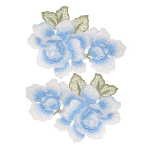 Uonlytech 1 Paar Blume Patches zum Aufnähen Blumen- Kleiderflicken Flicken nähen Und Blumenapplikationen für Kleidung Flicken aufnähen Stoffblumen Polyester Sky-blue Uonlytech 1 Paar Blume Patches zum Aufnähen Blumen- Kleiderflicken Flicken nähen Und Blumenapplikationen für Kleidung Flicken aufnähen Stoffblumen Polyester Sky-blue von Uonlytech
