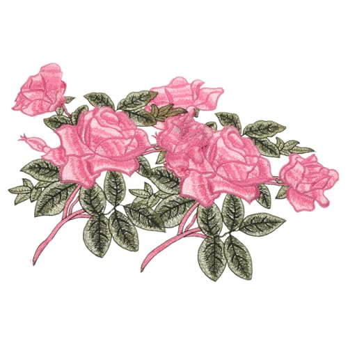 Uonlytech 1 Paar Gestickte Rosentuchaufkleber Blume Kleidung An Patches nähen Patch aufnähen Stickereiflecken kleine Aufnäher Flicken aufnähen Taschenaufnäher Polyester Rosy Uonlytech 1 Paar Gestickte Rosentuchaufkleber Blume Kleidung An Patches nähen Patch aufnähen Stickereiflecken kleine Aufnäher Flicken aufnähen Taschenaufnäher Polyester Rosy von Uonlytech