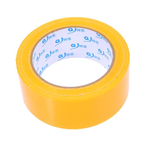 Uonlytech 1 Rolle Farbiges Klebeband Heißklebeband Teppichbindeband selbstklebendes Klebeband Langlebiges Klebeband Heimwerker-Klebeband Band schwere flüssiges Isolierband Yellow von Uonlytech