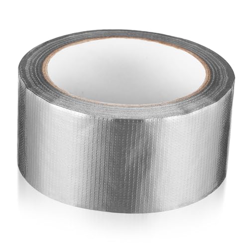 Uonlytech 1 Rolle Klebeband Kanaldichtband Stoffband Patchband Elektrisches Band Wasserleitungsband Tragbares Wickelband Verpackungs Band Bastelband Klempnerband Paketband Polyethylen Silver von Uonlytech