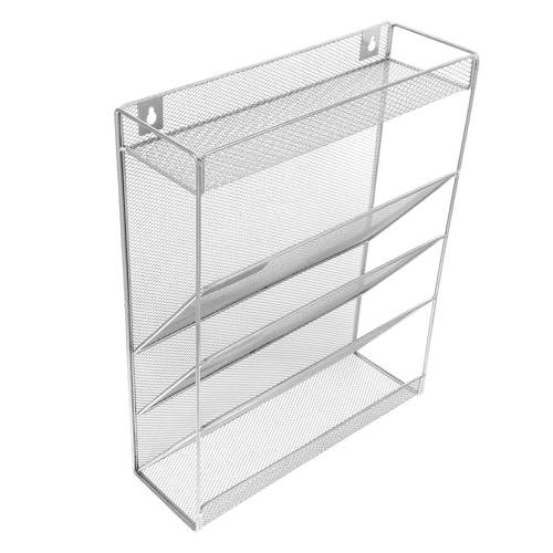 Uonlytech 1 Satz Aufbewahrungsbox Für Aktenregale Aktenordner Bürobedarf Organizer Zum Aufhängen Von Ordnern Wandorganizer Fürs Büro Kühlschrankregal Eisen Silver Uonlytech 1 Satz Aufbewahrungsbox Für Aktenregale Aktenordner Bürobedarf Organizer Zum Aufhängen Von Ordnern Wandorganizer Fürs Büro Kühlschrankregal Eisen Silver von Uonlytech