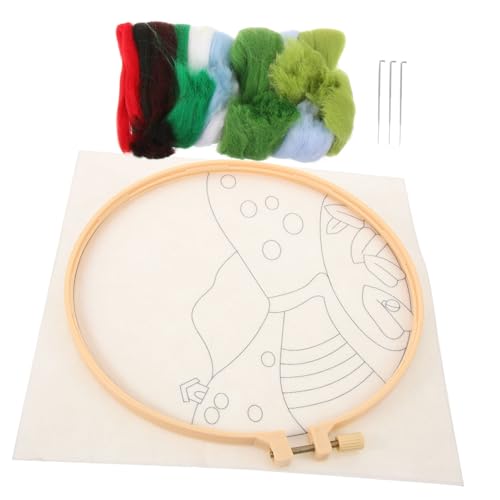 Uonlytech 1 Satz DIY Stickerei Kit mit Nadel Filz Bild Handgemachte Bastelmaterialien für Projekte und Dekoration Erwachsene Uonlytech 1 Satz DIY Stickerei Kit mit Nadel Filz Bild Handgemachte Bastelmaterialien für Projekte und Dekoration Erwachsene von Uonlytech