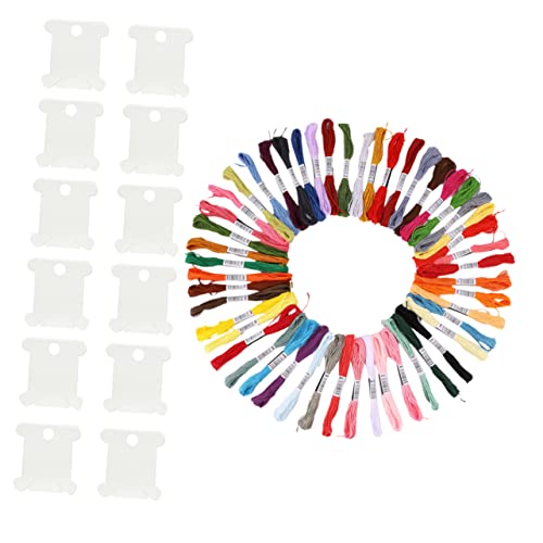Uonlytech 1 Satz Farben Premium Stickgarn Set für Kreuzstich Teile Winding Plate Bastelgarn Baumwolle Zubehör für Diy Projekte und Kreative Handarbeiten Uonlytech 1 Satz Farben Premium Stickgarn Set für Kreuzstich Teile Winding Plate Bastelgarn Baumwolle Zubehör für Diy Projekte und Kreative Handarbeiten von Uonlytech