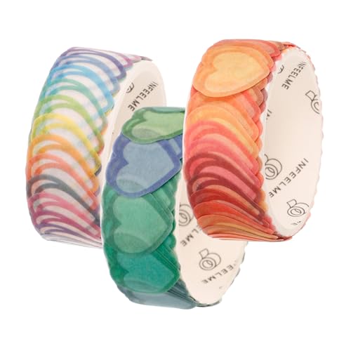 Uonlytech 1 Satz Geständnisdichterkassade Notizbuch Schrott Für Sammelalbum Klebrig Dekoratives Klebeband Zum Basteln Scrapbooking-klebeband Vintage Washi Tape Washi -bänder Papier 3rollen Uonlytech 1 Satz Geständnisdichterkassade Notizbuch Schrott Für Sammelalbum Klebrig Dekoratives Klebeband Zum Basteln Scrapbooking-klebeband Vintage Washi Tape Washi -bänder Papier 3rollen von Uonlytech