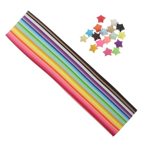 Uonlytech 1 Satz Origami Stern Aus Papier Stern Papierbasteln Dekoration Für Farbige Weihnachten Stern Faltpapier Sterndekor Sternpapier Sterne Streifen Basteln Deko 540 Stück Uonlytech 1 Satz Origami Stern Aus Papier Stern Papierbasteln Dekoration Für Farbige Weihnachten Stern Faltpapier Sterndekor Sternpapier Sterne Streifen Basteln Deko 540 Stück von Uonlytech