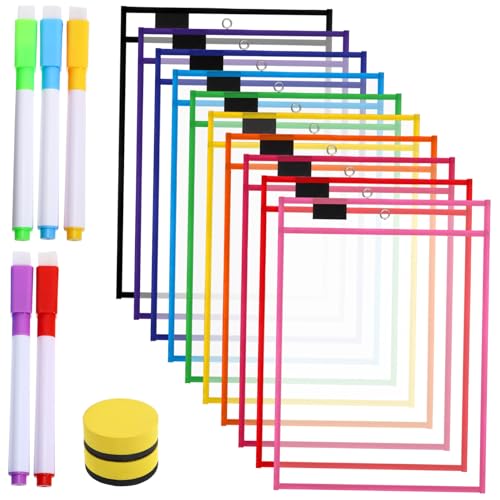 Uonlytech 1 Satz Trocken Abwischbares Taschenset Schüler Trocken Abwischbare Tasche Trocken Abwischbare Dokumententaschen Dokumentenmappen Aktentaschen Dateiordner Pvc Uonlytech 1 Satz Trocken Abwischbares Taschenset Schüler Trocken Abwischbare Tasche Trocken Abwischbare Dokumententaschen Dokumentenmappen Aktentaschen Dateiordner Pvc von Uonlytech
