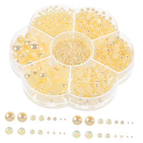 Uonlytech 1 Schachtel Perlhaarzubehör Perle haarschmuck dekorative Haarspange Schmuckherstellungssets für Erwachsene Damenschmuck Kit zur Schmuckherstellung Abs Beige Uonlytech 1 Schachtel Perlhaarzubehör Perle haarschmuck dekorative Haarspange Schmuckherstellungssets für Erwachsene Damenschmuck Kit zur Schmuckherstellung Abs Beige von Uonlytech