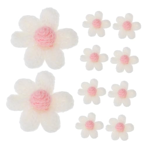 Uonlytech 10 Stück Garn Blumen Patch Accessoire Applikationen Blau Zum Nähen Sticken UV Applikation Kleine Dekoration Bestickte Verzierungen Stoffflicken Blumen Blumenbasteln Weiß Uonlytech 10 Stück Garn Blumen Patch Accessoire Applikationen Blau Zum Nähen Sticken UV Applikation Kleine Dekoration Bestickte Verzierungen Stoffflicken Blumen Blumenbasteln Weiß von Uonlytech