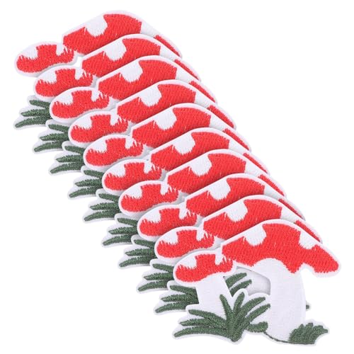 Uonlytech 10 Stück Pilz-Patch DIY-Reparatur-Patches Eisenflecken Hausapplikation Stickflicken aufbügeln zarte Fellflecken DIY-Patches Applikationsflicken aufnähen Polyester Uonlytech 10 Stück Pilz-Patch DIY-Reparatur-Patches Eisenflecken Hausapplikation Stickflicken aufbügeln zarte Fellflecken DIY-Patches Applikationsflicken aufnähen Polyester von Uonlytech