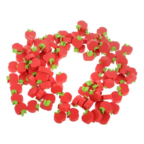 Uonlytech 100 Stück Apfel-radiergummi Karikatur Winzig Kind Mini-radiergummis Für Den Schulanfang Gummiartig Klein Whiteboard-radierer Rosa Mini Radiergummis Rot Uonlytech 100 Stück Apfel-radiergummi Karikatur Winzig Kind Mini-radiergummis Für Den Schulanfang Gummiartig Klein Whiteboard-radierer Rosa Mini Radiergummis Rot von Uonlytech