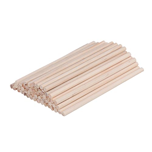 Uonlytech 100Stücke Kiefernholz Rundstäbe Unbehandelte Holzstäbchen für Bastelprojekte Modellbau und DIY Hobbys Robuste Glatte Oberflächen für Handwerken Uonlytech 100Stücke Kiefernholz Rundstäbe Unbehandelte Holzstäbchen für Bastelprojekte Modellbau und DIY Hobbys Robuste Glatte Oberflächen für Handwerken von Uonlytech