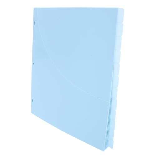 Uonlytech 12 Stück Aktenhalter Ordnertasche durchsichtige Ordnertrenner Budget Datei Organisation Beutel aktenordner Ordner für Bindemittel Ordner-Taschenteiler pp Sky-blue Uonlytech 12 Stück Aktenhalter Ordnertasche durchsichtige Ordnertrenner Budget Datei Organisation Beutel aktenordner Ordner für Bindemittel Ordner-Taschenteiler pp Sky-blue von Uonlytech