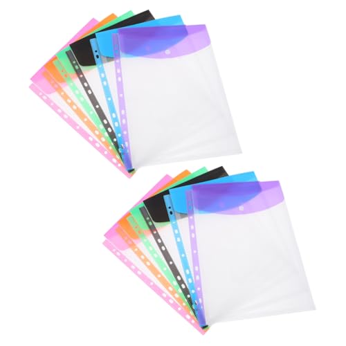 Uonlytech 12 Stück Bunte Taschen Für Lose Blätter Aktenaufbewahrungstaschen Kartenaufbewahrungstaschen Aktentaschen Druckknopf Ordnertaschen Tragbare Druckknopf Ordner Aktenhalter Uonlytech 12 Stück Bunte Taschen Für Lose Blätter Aktenaufbewahrungstaschen Kartenaufbewahrungstaschen Aktentaschen Druckknopf Ordnertaschen Tragbare Druckknopf Ordner Aktenhalter von Uonlytech