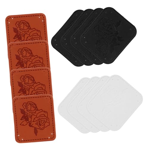 Uonlytech 12 Stück gehäkelte Etiketten Gewebte Bekleidungsetiketten Flecken Stichworte benutzerdefinierte Tags für handgefertigte Artikel Kunstlederanhänger für Häkelartikel Quilt-Etiketten Uonlytech 12 Stück gehäkelte Etiketten Gewebte Bekleidungsetiketten Flecken Stichworte benutzerdefinierte Tags für handgefertigte Artikel Kunstlederanhänger für Häkelartikel Quilt-Etiketten von Uonlytech