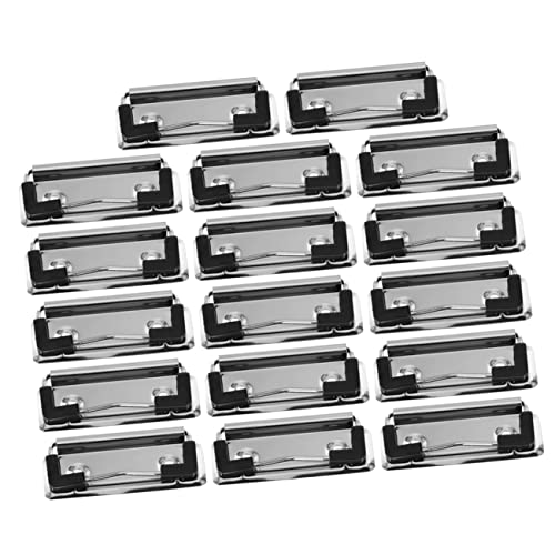 Uonlytech 18 Stück Metallclip Binder Büroklammern Zwischenablage Mini-Ordner Heftklammern groß farbig bunt Dokumente Ordner Datei-Organizer-Clips Ordnerclips Eisen Silver Uonlytech 18 Stück Metallclip Binder Büroklammern Zwischenablage Mini-Ordner Heftklammern groß farbig bunt Dokumente Ordner Datei-Organizer-Clips Ordnerclips Eisen Silver von Uonlytech