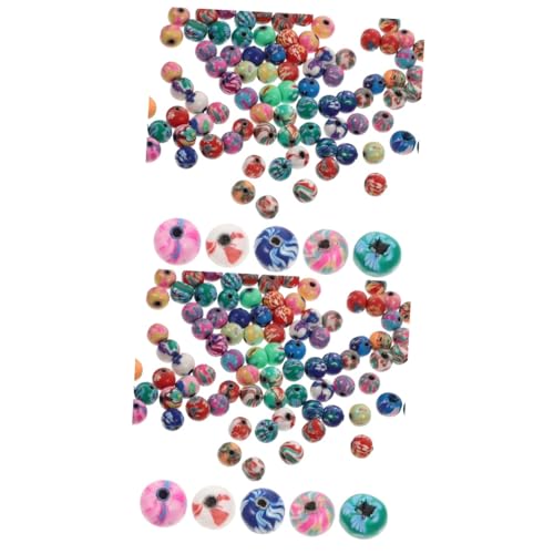 Uonlytech 2 Sätze Farbige Perlen Halskette Perlen Diy-perlen Ton-polymer-perlen Diy Schmuck Handwerk Perlen Lose Perlen Bunte Tonperlen Polymer-ton 100 Stück * 2 Uonlytech 2 Sätze Farbige Perlen Halskette Perlen Diy-perlen Ton-polymer-perlen Diy Schmuck Handwerk Perlen Lose Perlen Bunte Tonperlen Polymer-ton 100 Stück * 2 von Uonlytech
