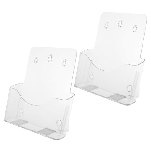 Uonlytech 2 Stück Aktenständer Transparenter Prospekthalter Prospekthalter Ausstellungsständer Aufbewahrung Wandregale Tischschlitze Halter Ablage Schreibtischwände Hängedisplay Uonlytech 2 Stück Aktenständer Transparenter Prospekthalter Prospekthalter Ausstellungsständer Aufbewahrung Wandregale Tischschlitze Halter Ablage Schreibtischwände Hängedisplay von Uonlytech