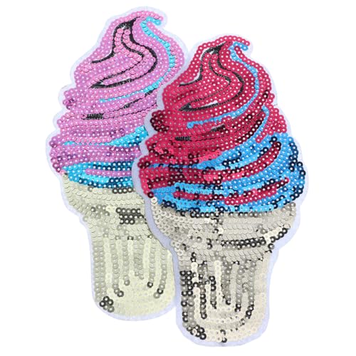 Uonlytech 2 Stück Eiskegelstoffaufkleber Cooles Pflaster Mini Flecken Sticken Für Kleidung Bestickt Funkeln Applikationen Gebügelt Stoffreparaturflicken Creme Pailletten Uonlytech 2 Stück Eiskegelstoffaufkleber Cooles Pflaster Mini Flecken Sticken Für Kleidung Bestickt Funkeln Applikationen Gebügelt Stoffreparaturflicken Creme Pailletten von Uonlytech
