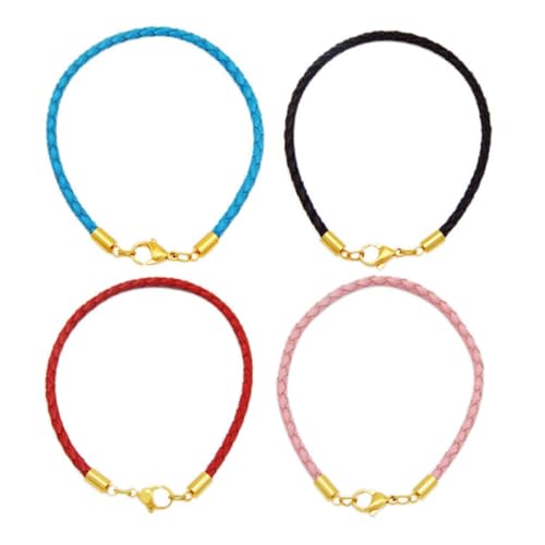 Uonlytech 20 Stück Teiliges Lederband Verschluss mit Loch Langlebiger Lobster Karabiner für Schmuckherstellung Vielseitiger Schnur und Armbandverschluss in Elegantem Uonlytech 20 Stück Teiliges Lederband Verschluss mit Loch Langlebiger Lobster Karabiner für Schmuckherstellung Vielseitiger Schnur und Armbandverschluss in Elegantem von Uonlytech