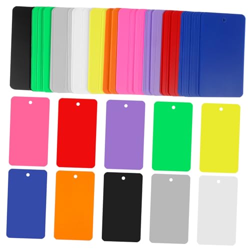 Uonlytech 200 Stück Blanko Hängeetiketten Bunte PVC Anhänger für Geschenkanhänger Dekoration Party Shop Zubehör Weihnachten Geburtstag Uonlytech 200 Stück Blanko Hängeetiketten Bunte PVC Anhänger für Geschenkanhänger Dekoration Party Shop Zubehör Weihnachten Geburtstag von Uonlytech