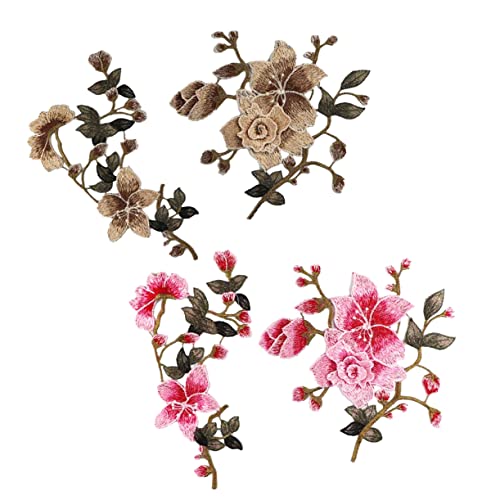 Uonlytech 2Sätze Blumenform Stickerei Applikationen Für DIY Kleidung Nähflecken Dekorieren Von Röcken Rucksäcken Und Mehr Hautfreundliches Material Langlebig Uonlytech 2Sätze Blumenform Stickerei Applikationen Für DIY Kleidung Nähflecken Dekorieren Von Röcken Rucksäcken Und Mehr Hautfreundliches Material Langlebig von Uonlytech