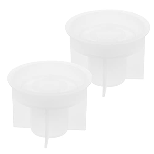 Uonlytech 2Stücke Runde Silikon Kerzenformen Teilig Flexible Gießform für Handgefertigte Kerzenhalter DIY Dekorationen für Bastelprojekte und Gestaltung Uonlytech 2Stücke Runde Silikon Kerzenformen Teilig Flexible Gießform für Handgefertigte Kerzenhalter DIY Dekorationen für Bastelprojekte und Gestaltung von Uonlytech