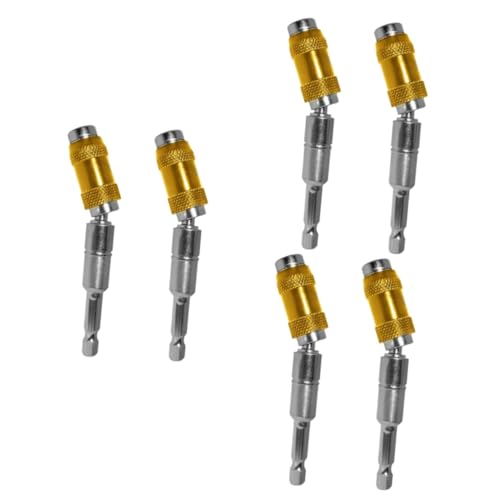 Uonlytech 3 Sätze Magnetische Pivot-bits Leistung Elektrische Bohrmaschine Bohrerverlängerungen Für Elektrobohrer Flexbit Buchse Drehwerkzeug Welle Bohren Chrom-vanadium-stahl 2 Stück * 3 von Uonlytech