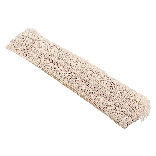 Uonlytech 3 Stück 10 Accessoires mit Quastenspitze Dekoration breites Spitzenband Blumen Schnürsenkel Hochzeit nähen Spitzenbesatz gehäkeltes Spitzenband Baumwollfaden Beige Uonlytech 3 Stück 10 Accessoires mit Quastenspitze Dekoration breites Spitzenband Blumen Schnürsenkel Hochzeit nähen Spitzenbesatz gehäkeltes Spitzenband Baumwollfaden Beige von Uonlytech