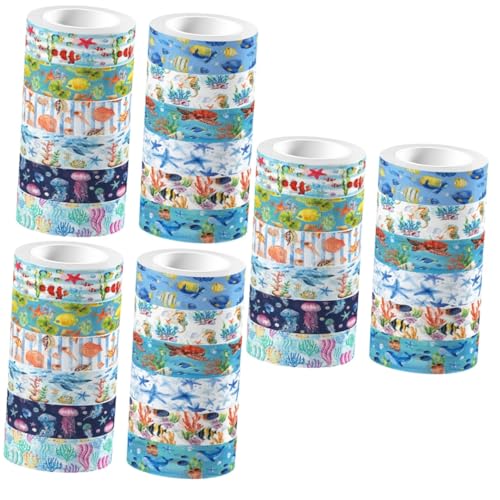 Uonlytech 3 Stück nautisches Washi-Tape Lieferungen Bausätze Szene Erwachsene Blau für Journaling Sammelalbum Scrapbooking Abdeckband Kunsthandwerk Klebeband Aufkleber Uonlytech 3 Stück nautisches Washi-Tape Lieferungen Bausätze Szene Erwachsene Blau für Journaling Sammelalbum Scrapbooking Abdeckband Kunsthandwerk Klebeband Aufkleber von Uonlytech