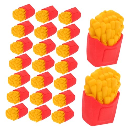 Uonlytech 30 Stück Eraser für französische Pommes Spielzeuggummi Radiergummis für Mädchen stationär Klassenpreise elementar winzige Radiergummis Mini-Radierer Uonlytech 30 Stück Eraser für französische Pommes Spielzeuggummi Radiergummis für Mädchen stationär Klassenpreise elementar winzige Radiergummis Mini-Radierer von Uonlytech