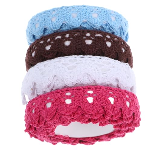 Uonlytech 4 Rollen Diy Spitzenaufkleber Kassetten Für Fotoalben Diy-klebebänder Dekorative Spitzenbänder Handgefertigte Spitzenbänder Spitzen-bastelbänder Spitzenband Stoff Uonlytech 4 Rollen Diy Spitzenaufkleber Kassetten Für Fotoalben Diy-klebebänder Dekorative Spitzenbänder Handgefertigte Spitzenbänder Spitzen-bastelbänder Spitzenband Stoff von Uonlytech