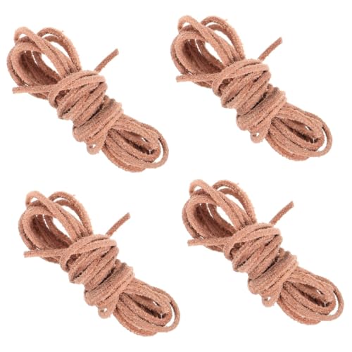 Uonlytech 4 Stück Lederband Schmuck Handwerk Seil Bastelzubehör Zum Selbermachen Seil Aus Rindsleder Selber Machen DIY Seil Seil Dekoratives Seil Echtes Uonlytech 4 Stück Lederband Schmuck Handwerk Seil Bastelzubehör Zum Selbermachen Seil Aus Rindsleder Selber Machen DIY Seil Seil Dekoratives Seil Echtes von Uonlytech