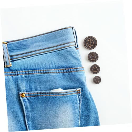 Uonlytech 40 Stück Teiliges Set Metallknöpfe für Mantel Robuste Glatte Oberfläche Verstärkte Ösen Retro Blazer Knöpfe für Nähen und DIY Anzüge Jacken Mäntel Uonlytech 40 Stück Teiliges Set Metallknöpfe für Mantel Robuste Glatte Oberfläche Verstärkte Ösen Retro Blazer Knöpfe für Nähen und DIY Anzüge Jacken Mäntel von Uonlytech