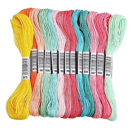 Uonlytech 447 Stück Stickgarn Bunte Stickgarne für Kreuzstich Langlebig Praktisch für Anfänger und Kreative Handarbeiten Uonlytech 447 Stück Stickgarn Bunte Stickgarne für Kreuzstich Langlebig Praktisch für Anfänger und Kreative Handarbeiten von Uonlytech